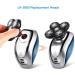 KeMei 5D Electric Shaver Replacement Blade for Men - Premium 5D Black Shaver Head for Smooth Shaving - Buy Online on GoSupps.com