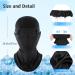 Hegcoiie Summer Storm Hood - Cooling Balaclava for Men & Women UV Protection Breathable Facial Mask for Outdoor Sports Cycling & Motorcycle - Black - Buy Online on GoSupps.com