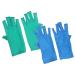 FOMIYES 2 Pairs Mitts Work Glove Elastic Sewing Gloves Quilting Gloves Finger Gloves Manicure Gloves Manicure Tools Mitten Gloves with Fingers Crochet Tools Spandex Sun Protection Sleeve