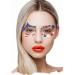 10 Sets USA Independence Day Waterproof Temporary Tattoos - Flag Star Face Stickers for Adults & Kids - Buy Online on GoSupps.com