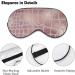 Buy Rose Gold Snake Skin Sleep Mask for Women | Adjustable Eye Shades with Elastic Strap - Perfect for Travel & Relaxation - Buy Online on GoSupps.com