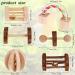 CCCYMM 6 Pcs Pet Natural Wooden Chew Toys Dumbells Exercise Bell Molar Toy for Parrot Rabbit Chinchilla Guinea Pig Hamster Small Animals - Buy Online on GoSupps.com