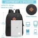 VASCHY Lightweight School Backpack - Water Resistant Casual Daypack for Travel (Black) - Medium Size - Buy Online on GoSupps.com