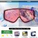 findway Kids Ski Goggles for Boys Girls Age 3-14 | White Frame Pink Silver Lens | VLT 21% - Buy Online on GoSupps.com
