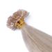 High-Quality Gray Keratin Bond Hair Extensions - 40cm U-Tip 25 Strands 100% Remy Hair | Novon Hair Extensions - Buy Online on GoSupps.com