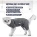 Katzenbody After Op - Medical Clothing for Cats | Anti-Trimming Recovery Apparel for Abdominal Wounds & Skin Diseases (Large) - Buy Online on GoSupps.com
