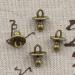 25pcs Baby Pacifier Binky Teether 13x10x10mm Antique Bronze Silver Color Pendant Making DIY-Antique Silver Silver Antique Bronze