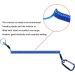 CRAZY SHARK 6pcs Fishing Tools Lanyard - Heavy Duty Retractable Safety Rope with Carabiner Clip - Blue - Buy Online on GoSupps.com
