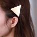 Iaceble Minimalist Triangle Hair Clip Barrette - Gold Metal Hairpin for Women and Girls - Buy Online on GoSupps.com