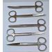 Set of 5 BANDAGE SCISSORS PLASTER SCISSORS ROUNDED BLUNT POINTED