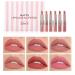6 Color Matte Nude Lipstick Set - Waterproof Long-Lasting Lip Gloss | A2-Naked Non-Stick Cup & Fading-Free Lip Balm - Buy Online on GoSupps.com