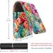 Travel Lipstick Organizer Case | Portable Makeup Bag with Mirror | Watercolor Cactus Blossom - Shop Now - Buy Online on GoSupps.com