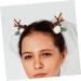 FRCOLOR 4 Pairs Reindeer Antler Hair Clip Christmas Horn Christmas Hair Bow Christmas Reindeer Hairpin Hair Clips for Kids Christmas Hair Decorations Miss Antler Hairpin Double Sided - Buy Online on GoSupps.com