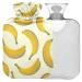 NAANLE CARTOON BANANANA Harm bottle MITED Transparent hot water bottle 1L heat bottle for bed Handfoot Warmer pain relief heat and cold therapy