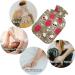 NAANLE Skull Roses Hot Water Bottle | Transparent Heated Bag for Pain Relief & Cold Therapy 1L International Shipping - Buy Online on GoSupps.com