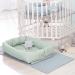 Buy Roba Babylounge 3 in 1 - Frosty Green Changing Mat & Bed Snake | International Shipping Available - Buy Online on GoSupps.com