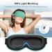 Buy Gritin 100% Light Blocking Sleep Mask - Ergonomic 3D Design Ultra Soft & Comfortable - Perfect for Men & Women - Ideal Eyelash-Friendly Sleeping Glasses in Cyan - Buy Online on GoSupps.com