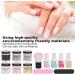 Dip Powder Nail Kit Starter 8Pcs Nail Art Powder Top Base Coat Gel Dusting Brush Manicure Tool Set DIY Salon Nail Art Manicure(K1215) - Buy Online on GoSupps.com