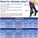 Beister Compression Socks 15-20 mmHg for Men & Women - 6 Pairs, Multi-Colour-02, Knee High Support for Running, Cycling & Sports - L-XL - Buy Online on GoSupps.com
