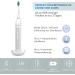 Sonic Electric Toothbrush - 4 Brushes Timers 3 Modes & Strengths - Travel Bag Included | White A-white - Shop Internationally - Buy Online on GoSupps.com