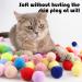FYKERO Interactive Cat Toys cat balls gun with 50pcs Colourful Plush Balls Cat Ball Toy Set for Indoor Cat exercise Training Chasing & Relax - Buy Online on GoSupps.com