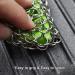 Cast Iron Cleaner Scrubbing Pad - Upgraded Chainmail Scrubber for Skillet, Pan, Oven - Multipurpose Grill Brush and Scraper for Home Kitchen and Camping - Green - Buy Online on GoSupps.com