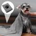 Naoketent Extra Absorbent Dog Towels - 2 Microfiber Quick-Dry Cloths for Dogs & Cats | Gray Pet Towels - Buy Online on GoSupps.com