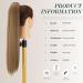 FESHFEN Long Wrap Around Ponytail Extension 28 Inch | Synthetic Hair Clip in Hairpiece for Women Girls | 12H24 Brown & Blonde - Buy Online on GoSupps.com