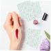 VILLCASE 200 Pcs Blank Adhesive Cosmetic Palettes - Disposable Eye Shadow Stickers & Foundation Tools for Professionals - Buy Online on GoSupps.com