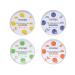 Nail Polish Remover Pads - Acetone Free - 192Pcs Pads - 4 Fragrances Disinfecting Gel Polish Remover Wipes Value Pack