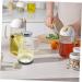 ABOOFAN Vinegar Bottle Bbq Sprayer Container with Lid Soy Sauce Oil Decanter Glass Honey Dispenser Olive Oil Bottle Dispenser Oil Pourer Glass Oil High Borosilicate Glass Thicken - Buy Online on GoSupps.com