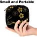 Women's Japanese Crane & Flowers Tampon Storage Bag | Stylish Zip Pockets for Menstrual Care - Buy Online on GoSupps.com