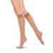 THERAFIRM Knee High Support Stockings - 20-30mmHg Moderate Compression Nylons (Sand XL)