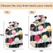 Naanle Striped Sweet Hot Water Bottle with Cover - 1L Transparent Warm Water Bottle for Pain Relief & Heat Therapy | Ideal for Bed Hands & Feet - Buy Online on GoSupps.com