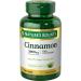Nature's Bounty Cinnamon Pills and Chromium Herbal Health Supplement, Promotes Sugar Metabolism and Heart Health, 2000g, 60 Capsules