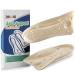 Heel and Arch All Day Pain Relief Gel Massage Insoles 3/4 Length for Men and Women 1 Pair (L Beige) L Beige