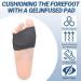 2 Pairs Metatarsal Pads with Gel for Men & Women | Relief for Morton s Neuroma & Metatarsalgia - Dark Black - Buy Online on GoSupps.com