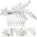 Beaupretty Womens Accessories bangs comb hair combs for wedding bride hair comb wedding headpiece for bride crystal hair combs bride headdress bridesmaid Mori Department aluminum alloy Comb - Buy Online on GoSupps.com