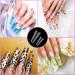 500 Pieces Acrylic False Nails Set - Half Cover Coffin Shape Tips | Artificial Nail Tips for Salons & DIY - 10 Sizes Available - Buy Online on GoSupps.com