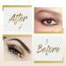 12-Piece Eyebrow Stencil Set - DIY Eyebrow Stamp Templates for Perfect Bridal Makeup - Reusable Tools with Straps & Razor Included - Buy Online on GoSupps.com
