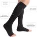 Buy MDRCG Toe-Free Support Stockings - 2 Pairs Compression Sports Socks for Men & Women - Ideal for Varicose Veins & Edema - Buy Online on GoSupps.com