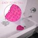 Fassme Heart-Shaped Shower Foot Scrubber with Suction Cups | Deep Clean & Massage Your Feet | No Bending Required - Buy Online on GoSupps.com