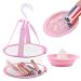 Miralith Makeup Brush Cleaner Set Makeup Brush Cleaning Mat with Hanging Drying Net for Cleaning Portable Silicone Makeup Brushes Cleaner for Girls Gifts Easy to Cleaning Makeup Brush Cleaner