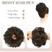 FESHFEN Messy Bun Scrunchie Synthetic Hair Extensions - Medium Ash Brown - Buy Online on GoSupps.com