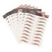 Beatifufu 8pcs Imitation Eco Eyebrow Sticker Grooming Stickers Beauty Eyebrows Stickers Fake Eyebrow Stickers Makeup Stickers Water Transfer Eyebrow Sticker Waterproof Eyebrow Sticker