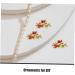 COHEALI 30 Pcs Metal Hair Clips Brooch Pins Charm Goldfish Ornaments for Diy Accessories Ornaments Goldenx3pcs 3.1X2.5cmx3pcs - Buy Online on GoSupps.com