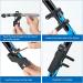 High-Security Folding Palace Bicycle Lock - Hardened Steel 6 Joints Includes 2 Keys & Key Ring - Perfect for Bikes & MTBs Black - Buy Online on GoSupps.com