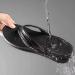 Orthopedic Sandals for Plantar Fasciitis | Arch Support Flip Flops | Non-Slip Lightweight Sandals | Black & Red - Buy Online on GoSupps.com
