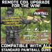 Maddog 4+1 Paintball Harness Pod Pack with (4) Pods & Quick Disconnect Tank Remote Coil Combo - Smoke - Buy Online on GoSupps.com