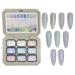 Gel Appliquer par Tapotement | Gel Peinture D grad - Palette De Vernis 9 Couleurs Accessoires Pour Peinture D'Ongles Et Manucure Destin s Aux Professionnels De Mariage D butantes Femmes